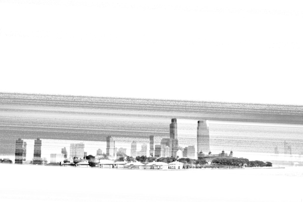 Manhattan — tirage noir et blanc