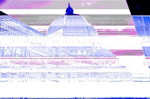 Photo minimaliste de Florence en style sérigraphie